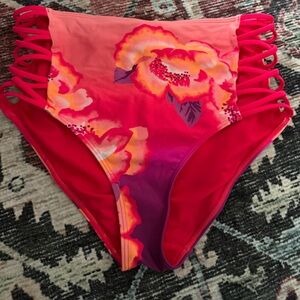 Hollister Red Bikini Bottoms